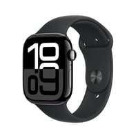 Apple Inc. Apple Watch Series 10 GPS + Cellular 46mm Jet Black Aluminum Case with Black Sport Band - S/M
