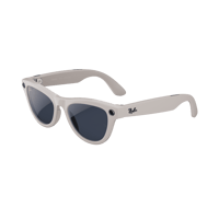 Ray-Ban Meta (Gen 2)  Skyler  Shiny Chalky Grey  Transitions® Sapphire Lenses | Smart AI Glasses