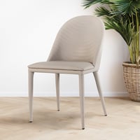 Leovanni Furniture of America Erowa Modern Upholstered Dining Chairs  Brown (Set of 2)