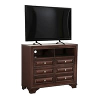 Glory Furniture Distributors Glory Furniture LaVita Media Chest in Cappuccino Color