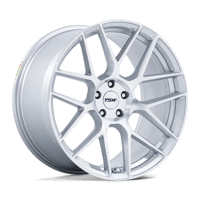 TSW Flow Formed Aluminum Wheel TW002 20x9 5x112 G-SLV-MACH 45mm TW002SD20905745
