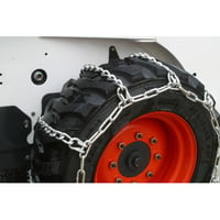 Peerless Chain Company Peerless 0343555 Wide Base Skid Steer 15  to 19.5  Twist 4-Link Tire Chains