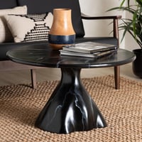 Baxton Studio bali & pari pari Contemporary Coffee Table Black