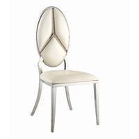Acme Furniture Acme Cyrene Side Chair (Set-2) in Beige