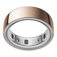 Oura Ring 4 Rose Gold Size 11 Smart Wearable Sleep Fitness & Heart Rate Tracker 8-Day Battery (Size Before You Buy)