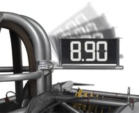 Lokar 1110114 LOC1110114 1 5/8IN. POLISHED DIAL-IN BOARD CAGE MOUNT