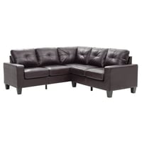 Glory Furniture Distributors Glory Furniture Newbury Sectional in Dark Brown Color