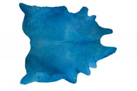 HomeRoots 72 x 84 Sky Blue Cowhide - Rug
