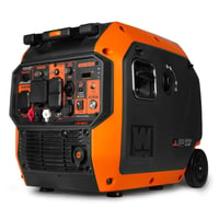WEN Quiet 6800-Watt Dual Fuel RV-Ready Electric Start Portable Inverter Generator with Fuel Shut Off and CO Watchdog for Electric Vehicle Backup (DF680iX)