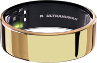 Ultrahuman Ring AIR Size 13 - World’s Lightest Sleep-Tracking Wearable - Bionic Gold (No Monthly Subscription)