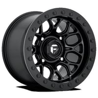 Fuel UTV Aluminum Rim D916 TECH BL - OFF ROAD ONLY 15X10in Matte Black Finish D9161500A654