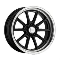American Racing Vintage VN510 Draft 18x10 5x5 Black Diamond Cut Wheel 18  12mm