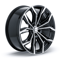 RTX Black Widow 20x9 5x112 ET40 CB66.6 Black Machined Wheel