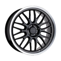 Petrol Aluminum Rim P4C 18X8in Gloss Black with Machined Cut Lip Finish  1880P4C405105B72
