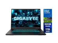GIGABYTE Gaming A16 16 Laptop Intel Core i7-13620H 16GB RAM 1TB SSD GeForce RTX 5080 IPS 165Hz Titanium Black DYHG5USCC4SH