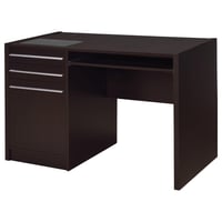 Coaster Fine Furniture Halston 47-inch 2-drawer Office Desk with Cabinet Cappuccino