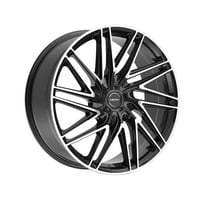 1 X Motiv 429MB 24X9.5 5X115/5X120 74.1 Hub +15 Offset Black Wheel Rim