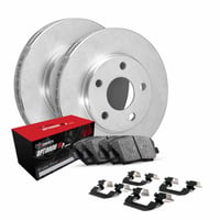 R1 Concepts Front Brakes and Rotors Kit |Front Brake Pads| Brake Rotors and Pads| Optimum OEp Brake Pads and Rotors |Hardware Kit WFUH1-40432