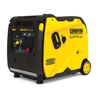 Champion Power Equipment Champion 4500-Watt Electric Start Dual Fuel RV Ready Portable Inverter Generator with Quiet Technology and CO Shield®