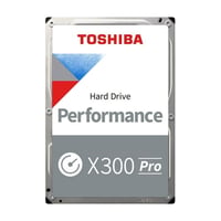 Toshiba X300 PRO 10TB High Workload Performance for Creative Professionals 3.5-Inch Internal Hard Drive – Up to 300 TB/Year Workload Rate CMR SATA 6 GB/s 7200 RPM 512 MB Cache - HDWR71AXZSTB