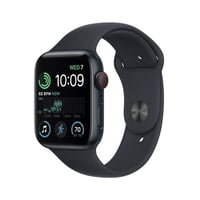 Apple Watch SE (2nd Gen) GPS + Cellular 44mm Midnight Aluminum Case with Midnight Sport Band - M/L