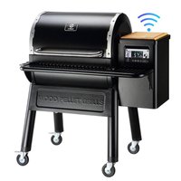 Z GRILLS 709 sq. in. Wifi Smart Pellet Grill and Smoker in Black