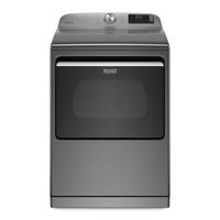 Maytag 7.4 cu. ft. 120-Volt Smart Capable Metallic Slate Gas Vented Dryer with Steam and Hamper Door, ENERGY STAR