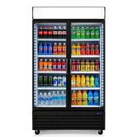 Cooler Depot 47.5 in. 34.8 cu. ft. Commercial Refrigerator Merchandiser in White Coated Steel