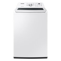 Samsung 4.4 cu. ft. Top Load Washer in White with Agitator and Vibration Reduction