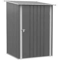 Sarlai Small Lockable Metal Outdoor Storage Shed for Garden Tools and Lawn Equipment