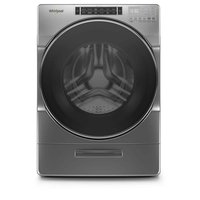 Whirlpool 4.3 cu. ft. High Efficiency Chrome Shadow Front Load Washing Machine with Load & Go XL Dispenser