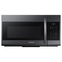 Samsung 30 in. W 1.7 cu. ft. Over the Range Microwave in Fingerprint Resistant Black Stainless Steel