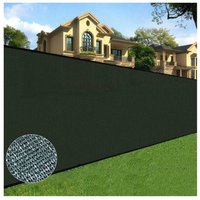 BOEN 10 Ft H X 150 Ft W Long Lasting Green Privacy Fence Netting Mesh Fabric with Reinforced Woven Eyelets UV Treated
