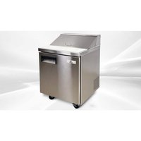 Cooler Depot 27.5 in. W 5.7 cu. ft. Commercial Food Prep Table Refrigerator in Stainless Steel