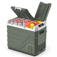 Alpicool 41 Qt. 12-Volt Car Refrigerator Dual Zone Car Fridge Freezer Electric Cooler Portable Fridge with Independent Control