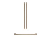 Cafe Refrigerator Handle Kit in Brushed Bronze