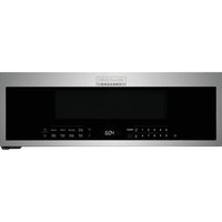 Frigidaire Gallery 30 in. 1.2 cu. ft. Over-the-Range Microwave in Stainless Steel Charcoal Filter Low Profile with Vent 950-Watt