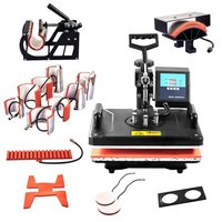 SHUOHAO 15 in 1 Heat Press Machine-12 x 15 in. Working Area, Digital Control, 360 Swing Away Clamshell Sublimation Printer