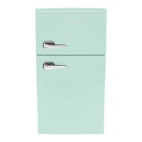 Avanti 3.0 cu. ft. Retro 2 Door Mini Fridge in Green with Freezer