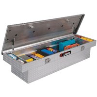 Crescent Jobox 70 in. Diamond Plate Aluminum Full Size Crossover Truck Tool Box