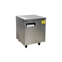 Elite Kitchen Supply 27 in. 6.3 cu. ft. Commercial Undercounter Freezer EU30F in Stainless Steel