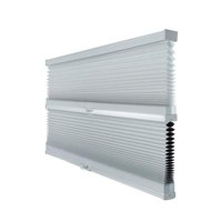 Chicology Cut-to-Size Light Grey Cordless Day N Night Privacy Blackout Polyester Cellular Shade 72 in. W x 72 in. L