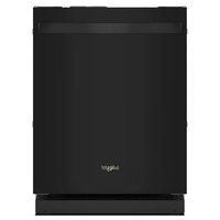 Whirlpool 24 in. Top Control Built-In Tall Tub 44 dBA Flush Dishwasher in Black with 3rd Rack, Open Door Dry, Triple Filtration