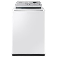 Samsung 4.6 cu. ft. Large Capacity Smart Top Load Washer in White with ActiveWave Agitator and Active WaterJet