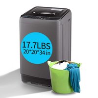JEREMY CASS 1.38 cu. ft. Top Load Washer in Grey and 1.6 cu.ft. Electric Dryer Set