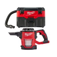 Milwaukee M18 18-Volt 2 Gal. Lithium-Ion Cordless Wet/Dry Vacuum with M18 Compact Vacuum (2-Tool)