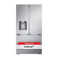 LG 26 cu. ft. Smart Counter-Depth MAX French Door Refrigerator with 4 types of ice in PrintProof Stainless Steel