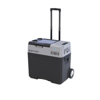 BOPOREA MEGO LLC 50 qt. Portable Car Refrigerator, Cooler, Freezer, Stretchable Handle for Camping, Travel, Boating, Outdoor Adventures