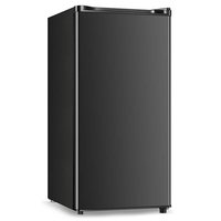 HAILANG 16 in. 3.1 cu.ft. Mini Refrigerator in Black with Freezer, 5 Settings Temperature Adjustable
