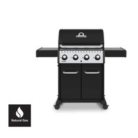 Broil King Crown 420 4-Burner Natural Gas Grill in Black